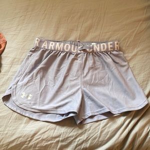 Under Armour purple youth large Athletic shorts
